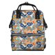 thumbnail image 1 of Disketp Fashionable Paisley Mochila de Pañales de Gran Capacidad con Múltiples Bolsillos, Mochila de Viaje Multifuncional para Bebé, Unisex, Moderna y Resistente, 1 of 6