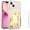 Clear Pink, variant on Wallet Case for iPhone 13, iPhone 13 Case with Card Holder, Hybrid PC Rubber Shockproof Anti-Slip Sleeve Dual Layer Protective Phone Case Cover for Apple iPhone 13 6.1-inch, Clear Pink
