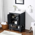 thumbnail image 4 of Ove Decors Vegas 24 W x 19" D Freestanding Bathroom Vanity with Sink, Dark Charcoal, 4 of 8