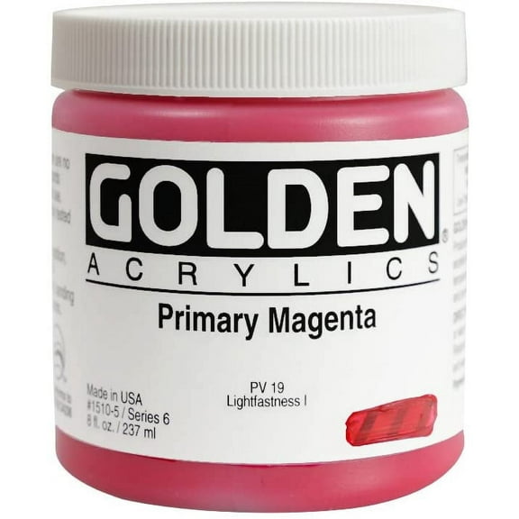 Golden - Heavy Body Acrylic - Primary Magenta, 8 oz
