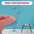 thumbnail image 3 of 1 Set Musical Instruments Miniature Electric Guitar Tiny Microphone Instruments Set, 3 of 8