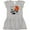 AC-Heather Grey, variant on Inktastic Little Sister and Biggest Fan Basketball Player Girls Baby Dress