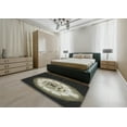 thumbnail image 5 of Ahgly Company Machine Washable Indoor Rectangle Transitional Midnight Gray Area Rugs, 2' x 5', 5 of 7