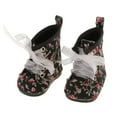 thumbnail image 1 of Botas Negras con Cordones Florales, Accesorios para Zapatos para Niña de 18 Pulgadas, Muñeca Baoblaze Zapatos de muñecas, 1 of 8