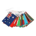 thumbnail image 1 of 100 Country String Flags, Guoji Flags, Grand Opening Decorations, Sports Bars, Party Events, 1 of 2