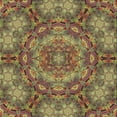 thumbnail image 1 of Ahgly Company Machine Washable Indoor Square Transitional Metallic Gold Area Rugs, 5' Square, 1 of 7