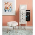 thumbnail image 2 of Linon Esther Wood Jewelry Armoire in Off White, 2 of 17