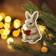 thumbnail image 3 of Colección de adornos para amantes de los libros | Adornos colgantes de animales de lectura acrílicos 2D | Decoración literaria de zorro, mapache y pájaro para árbol de Navidad | Regalo para lect, 3 of 4