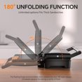 thumbnail image 5 of 1000W Sandwich Maker with Non-Stick Coated Plates, Opens 180 Degrees for Size of Food, 3-in-1 Sandwich Press Electric Grill, Stainless Steel Surface and Removable Drip Tray, 5 of 5