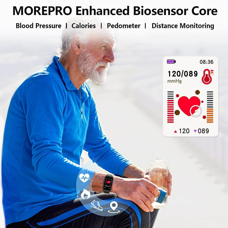Fitness Tracker Activity Tracker with Blood Pressure Heart Rate Monitor IP68 Waterproof Smart Watch for Women Men Smartwatch Sleep Tracker