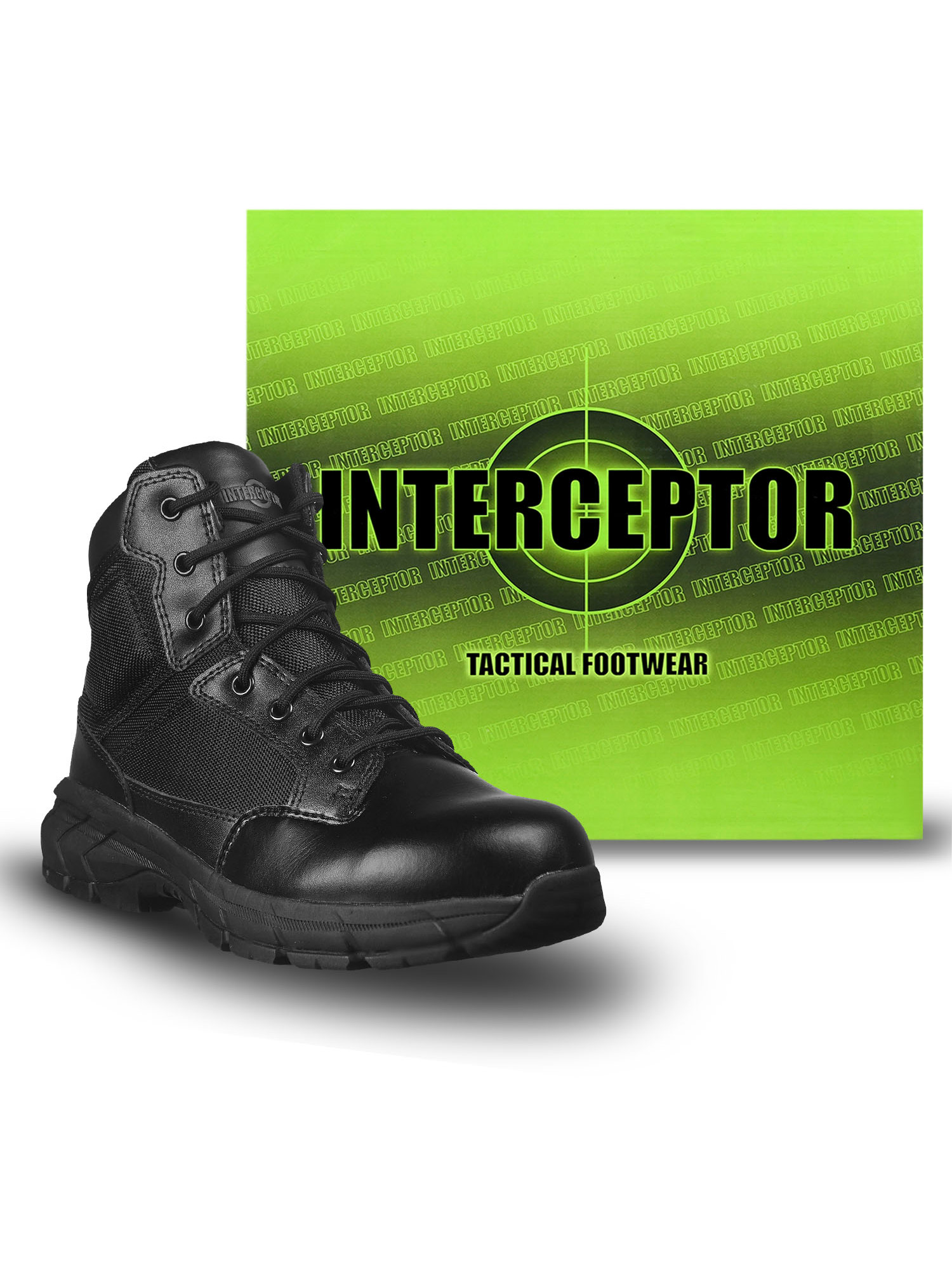 Interceptor Men's Guard Zippered 6" Soft Toe Tactical Boots - image 2 of 8