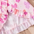 thumbnail image 5 of Ymyiu Girls Outfit Girls 2 Piece Skirt Set Kids Ribbed Knit Crop Top and Elastic Waist Skirt Sets Outfits 4T 5T(Pink, 4-5 Years), 5 of 7