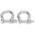 thumbnail image 2 of Grillete de Arco Sincero 2 uds Acero Inoxidable Ancla de Anillo en D Carga M14 700kg, 2 of 10