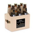 thumbnail image 2 of Big Dot of Happiness Adult 100th Birthday - Gold - Birthday Party Decorations for Women and Men - 6 Beer Bottle Label Stickers and 1 Carrier, 2 of 4