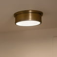 thumbnail image 6 of 52541BNB Kichler Lighting Serca - 3 Light Flush Mount In Traditional Style-5.75 Inches Tall and 18 Inches Wide-Brushed Natural Brass Finish, 6 of 10