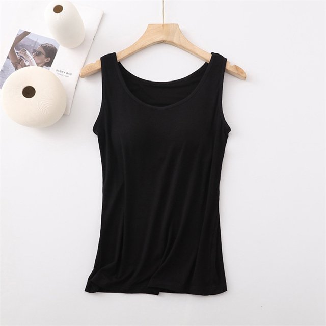 Womens Built in Shelf Bra Tank Tops Sleeveless Racerback Workout Yoga Tops