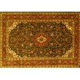 thumbnail image 1 of Ahgly Company Indoor Rectangle Persian Yellow Traditional Area Rugs, 2' x 4', 1 of 4