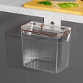 thumbnail image 4 of Clear Wall Mounted Rubbish Bin Wall Mounted Trash Bin For Modern Adults And Individuals Wastebaskets Holder, 4 of 8