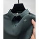 thumbnail image 1 of Camiseta de manga corta para hombre, POLO de alta calidad, transpirable, informal, de negocios, absorbe el sudor, novedad de verano, M-4XL, 1 of 4