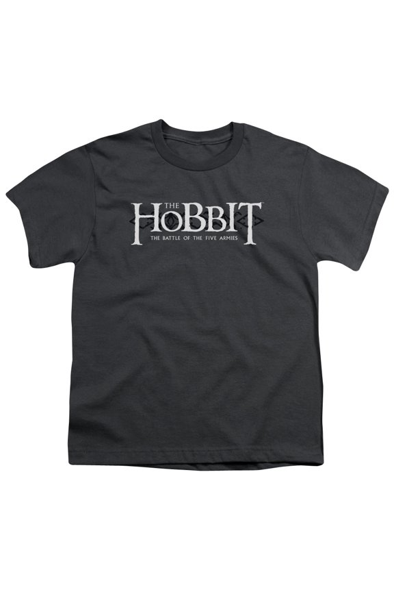 Hobbit Men's  Ornate Logo T-shirt Grey
