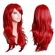 thumbnail image 4 of Pelucas Rojas Onduladas Largas y Rizadas, Peluca Roja Rizada Amigable Con la Red para El Cabello para Halloween, 4 of 8
