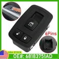 thumbnail image 4 of 68183751AD 8WINDOW SWITCH & BEZEL FRONT RIGHT PASSENGER For 2015-2021 CHALLENGER, 4 of 12