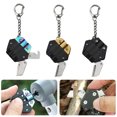 thumbnail image 1 of Llavero plegable con tarjeta multifunci贸n 13 en 1, herramienta multifunci贸n hexagonal port谩til con abridor de botellas, regla, destornillador, llave para supervivencia al aire libre, acampada, sender, 1 of 6