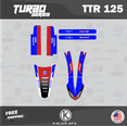 thumbnail image 3 of Kalair GFX Graphics Kit for Yamaha TTR125 (2008-2023) Turbo Series, 3 of 5