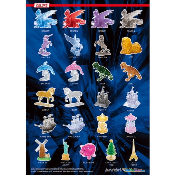 Turtles Original 3D Crystal Puzzle from BePuzzled, Ages 12 and Up