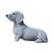 thumbnail image 5 of Estatua de perro salchicha artesanal, pequeña figura coleccionable de resina nórdica, adorno animal para estantería de oficina, sala de estar, decorac, 5 of 9