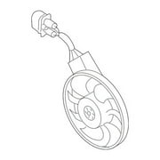 Genuine OE Volkswagen Engine Cooling Fan Motor - 7L0-959-455-F