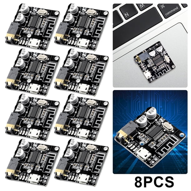 DQrwqpou Tarjeta receptora audio VHM-314 3.7-5V Compatible con 4.1/5.0 Audio auxiliar 3.5 mm
