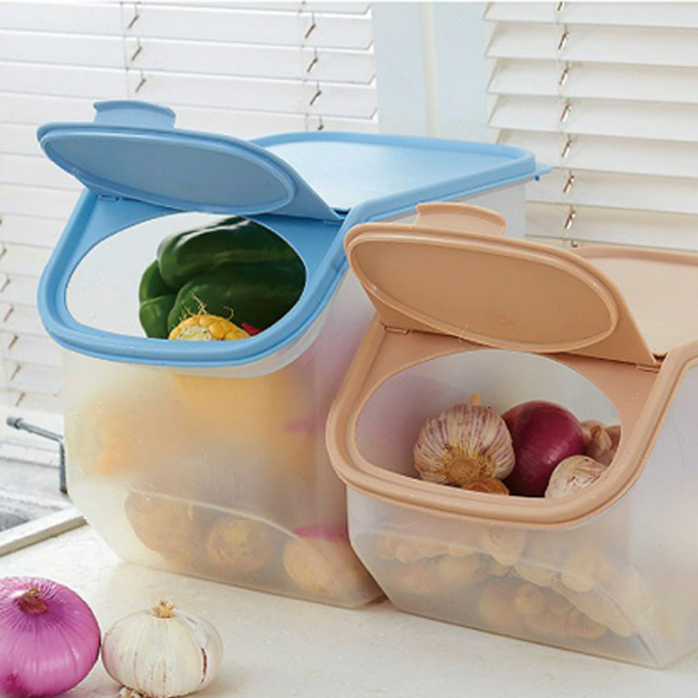 Kitchen Rice Storage Container, Large Food Storage Bin With Lid