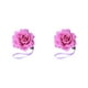 thumbnail image 4 of Ounissouiy ABS cortina Tieback lindo elegante forma de flor reemplazo hogar sala de estar sombrilla hebilla ornamento accesorios púrpura Púrpura 2piezas, 4 of 6