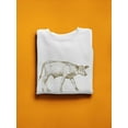 thumbnail image 3 of Cow Sweatshirt Men -Image by Shutterstock, Male 4X-Large, 3 of 4