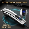 thumbnail image 3 of Muzpu Beard Trimmer for Men,All-in-One Trimmer Kit - IPX7 Waterproof,LED Display, Wet/Dry Shower-Safe,Hair Clipper for Men,Grooming Kit for Nose Body Face & Mustache, 3 of 8