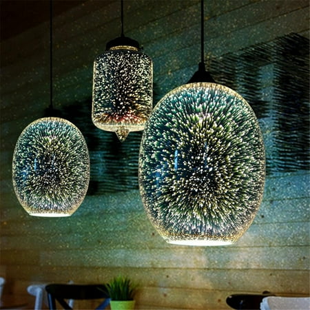 Dinning Room Lighting Modern Creativity 3D Art Glass Ceiling Light Chandelier Pendant Lamp for Living Room Dining Room Bedroom Exhibition Hall Bar Cafe ()