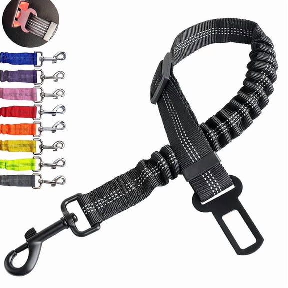 Nylon Safety Car Seat Belt for Dogs Adjustable Pet Cat Vehicle Leash Strap