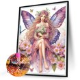 thumbnail image 2 of Kit Con Forma Especial Parcial DIY 5D Niña 30x40cm, 2 of 7