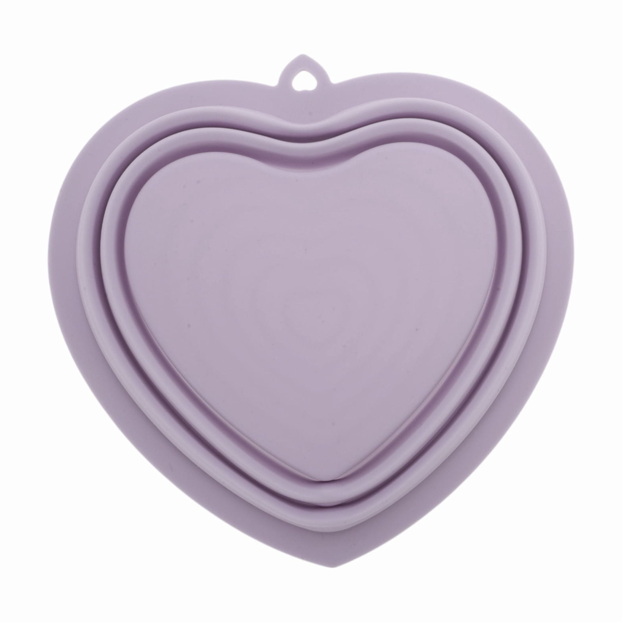 Unique Bargains 1pc Portable Heart Makeup Brush Cleaning Mat Dark Purple