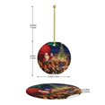 thumbnail image 4 of Adornos navideños colgantes para árbol de Navidad - Adornos navideños colgantes de cerámica - Ideas para regalar adornos navideños, 4 of 8