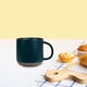 thumbnail image 4 of Taza de café de cerámica, taza de té para adultos y niños, taza de leche reutilizable de 350ml, taza de café para bebidas, café con leche, jugo, cocin Azul, 4 of 9