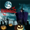 thumbnail image 3 of Bearachild Espectro colgante de Halloween, accesorios de casa embrujada brillantes y espeluznantes, adornos colgantes de fiesta de Cosplay para Kits de decoración para fiestas, 3 of 6