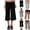 08# Black, variant on Women's Casual Wide Leg Cropped Pants Low Rise Fold Over Stretch Gaucho Pants for Summer Beach Holiday Streetwear Gray XL