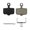 Resin, variant on Electric Scooter Brake Pads For For For For Vsett 10 For Kugoo G1 Improved Wear Resistance And Absence Of Abnormal Sounds