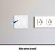 thumbnail image 4 of GOOHOCHY Placa de tapa de salida de cable Pase a través del cable del cable de la placa de pared para el TV de montaje en la pared, 4 of 7