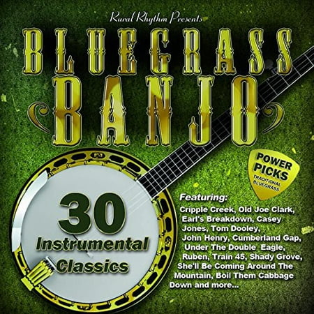 Bluegrass Banjo Power Picks: 30 Instrumental / (Best Banjo Players Of All Time)