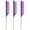 Purple, variant on Comb For Braids Rat Tail Hair Comb Steel Pin Carbon Fiber Teasing Combs With Stainless Steel Pintail