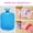 Blue, variant on Large PVC Rubber HOT WATER BOTTLE Bag WARM Relaxing Heat / Cold Therapy 2 Liter