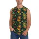 thumbnail image 1 of Balery Mask Tropical Flower Camisetas sin mangas para hombre, absorbe la humedad y protege contra el mal olor.-XX-Large, 1 of 7